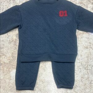 Carter's Blue Quilted Kids sweat suit